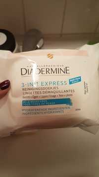 DIADERMINE - 3-in-1 Express - Lingettes démaquillantes