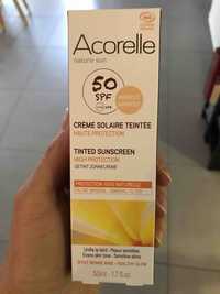 ACORELLE - Crème solaire teintée haute protection SPF 50
