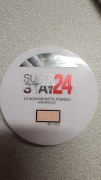 MAYBELLINE - Super Stay 24 - Longwear matte powder waterproof 20 cameo beige éclat