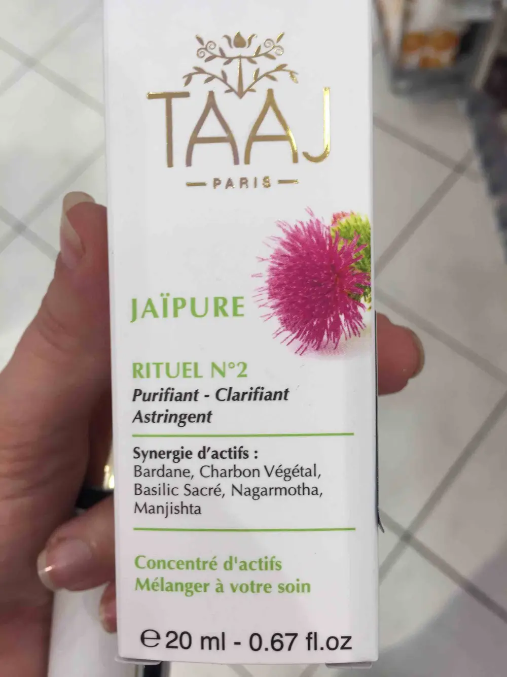 TAAJ - Jaïpure - Rituel n°2 purifiant et clarifiant