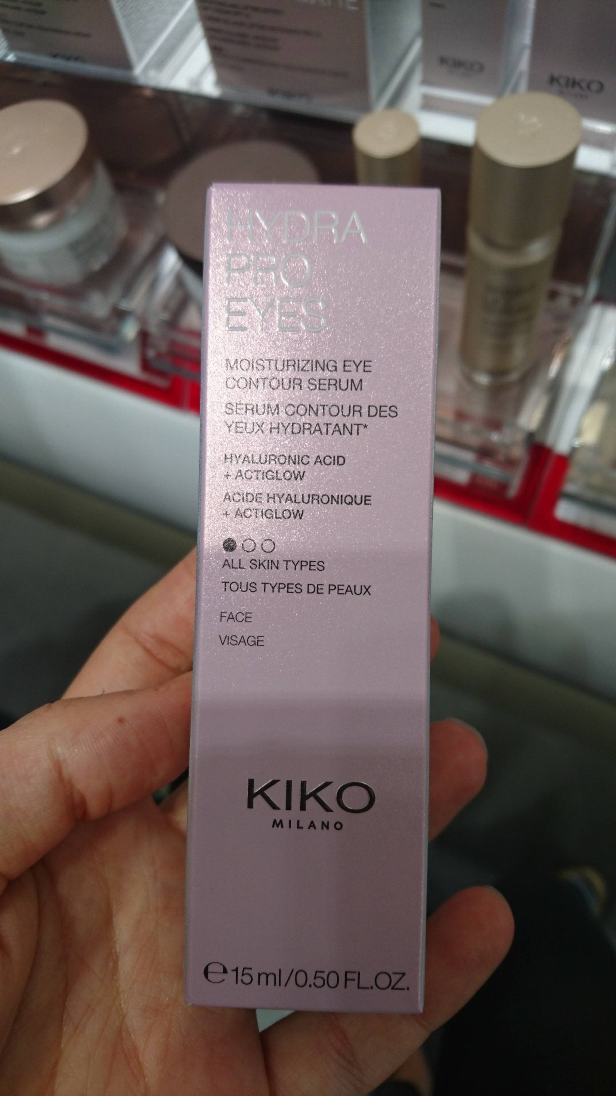 KIKO - Hydra pro eyes - Sérum contour des yeux hydratant