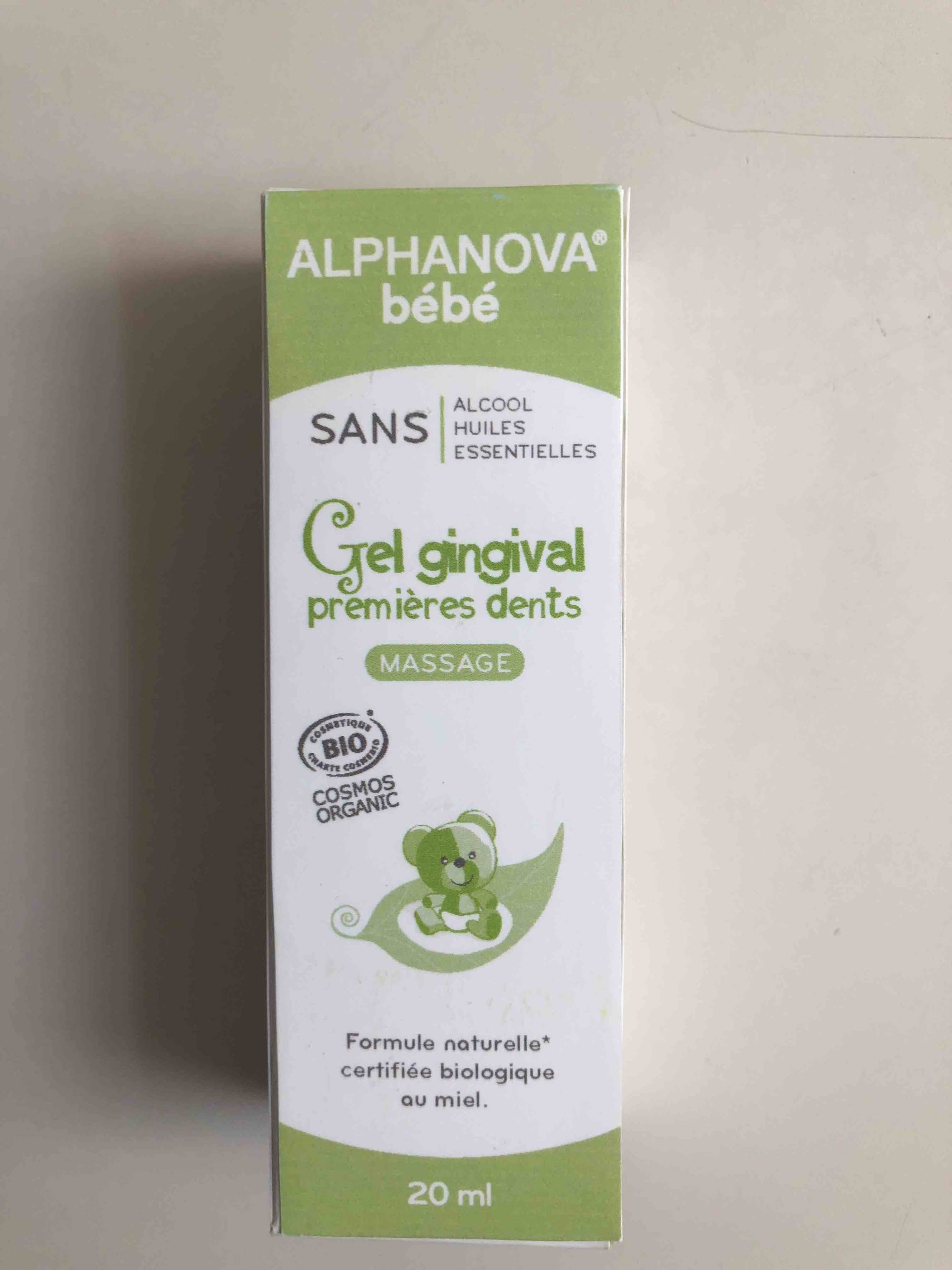 ALPHANOVA - Bébé - Gel gingival premières dents