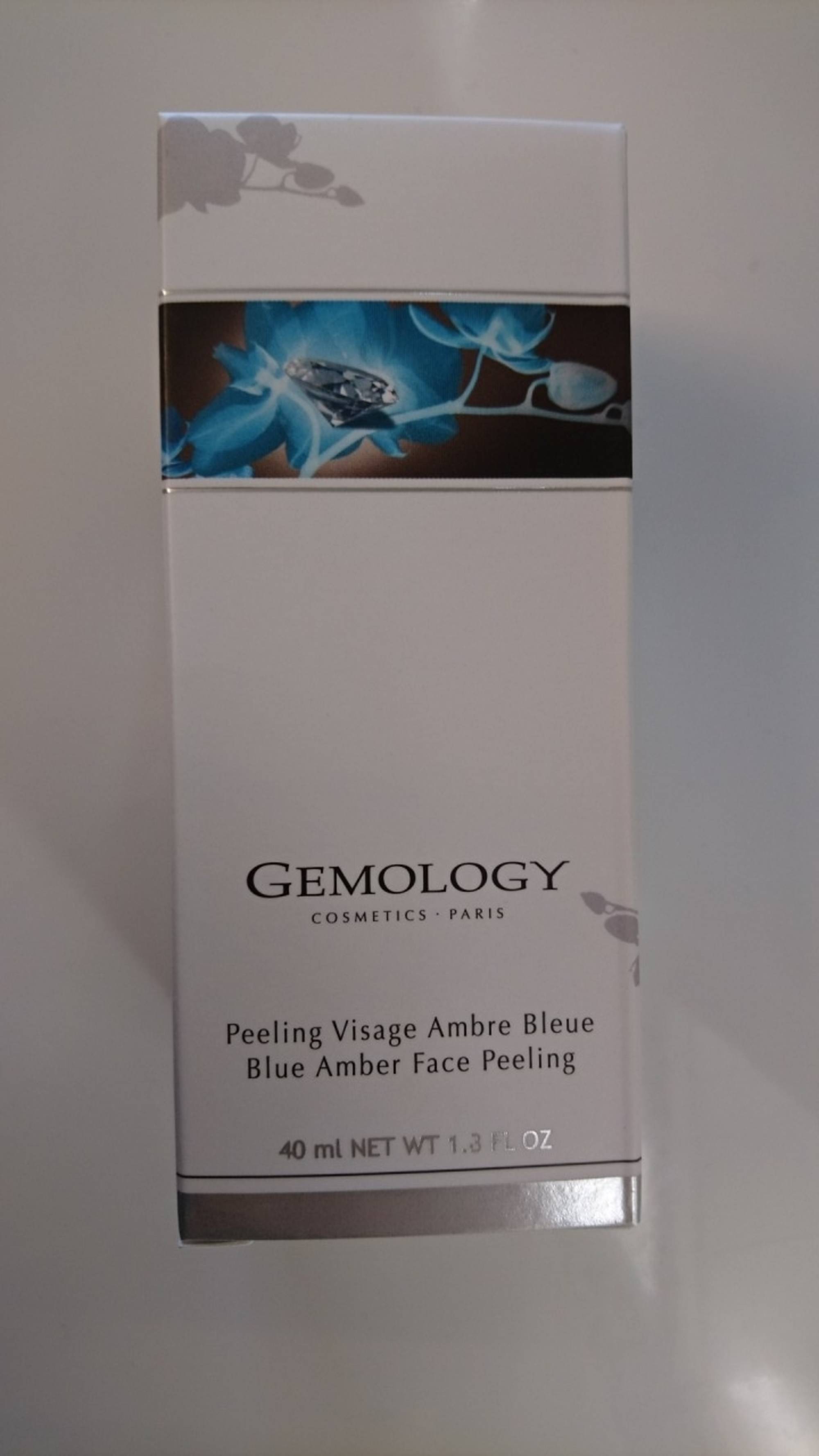 GEMOLOGY - Peeling visage ambre bleue