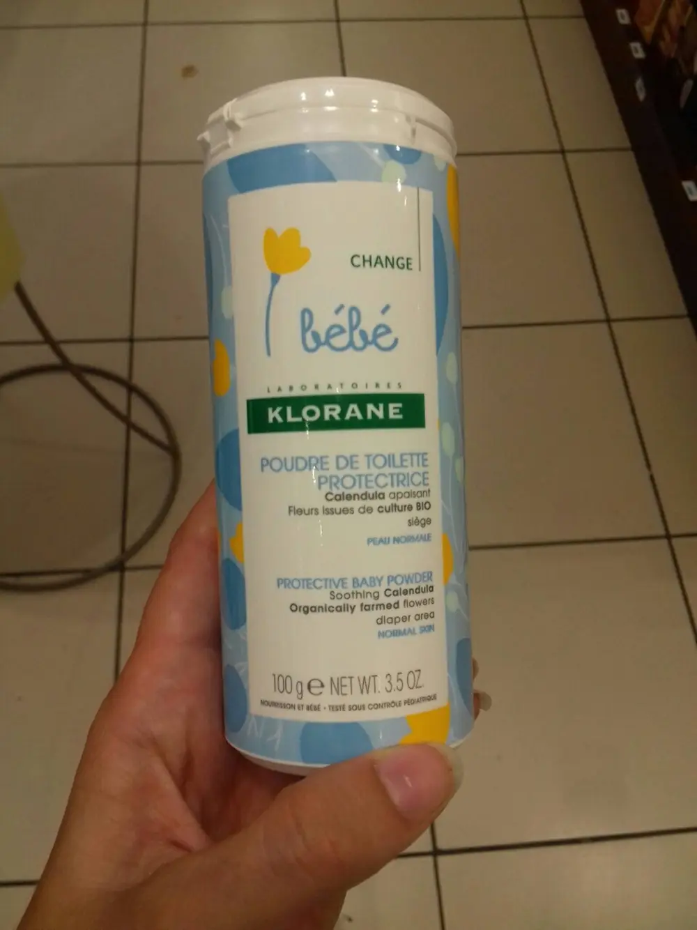 KLORANE - Bébé - Poudre de toilette protectrice