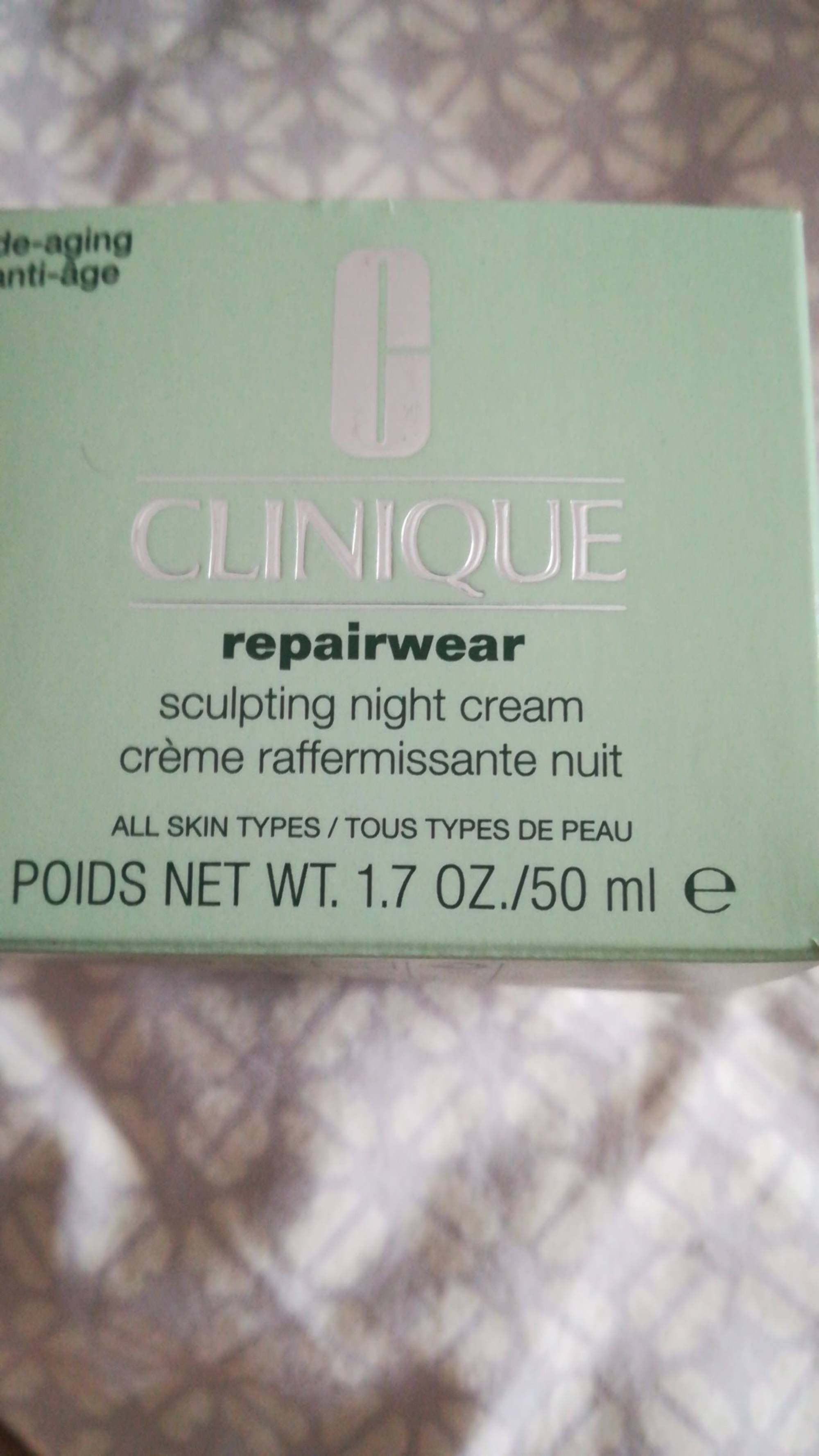 CLINIQUE - Repairwear - Crème raffermissante nuit