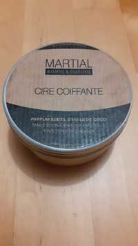 MARTIAL - Cire coiffante à l'huile de coco