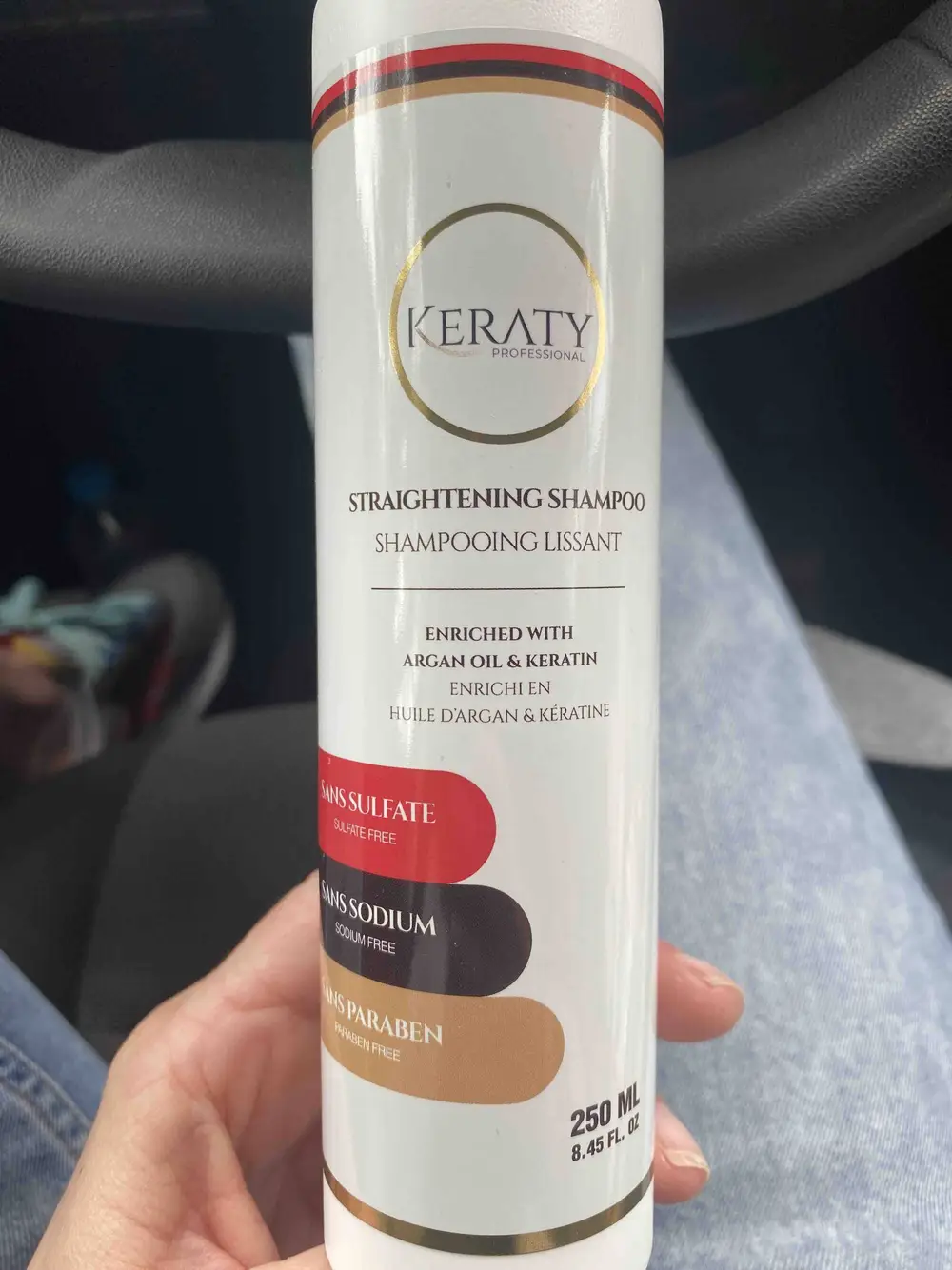 KERATY PROFESSIONAL - Shampooing lissant - Huile d'argan & Kératine