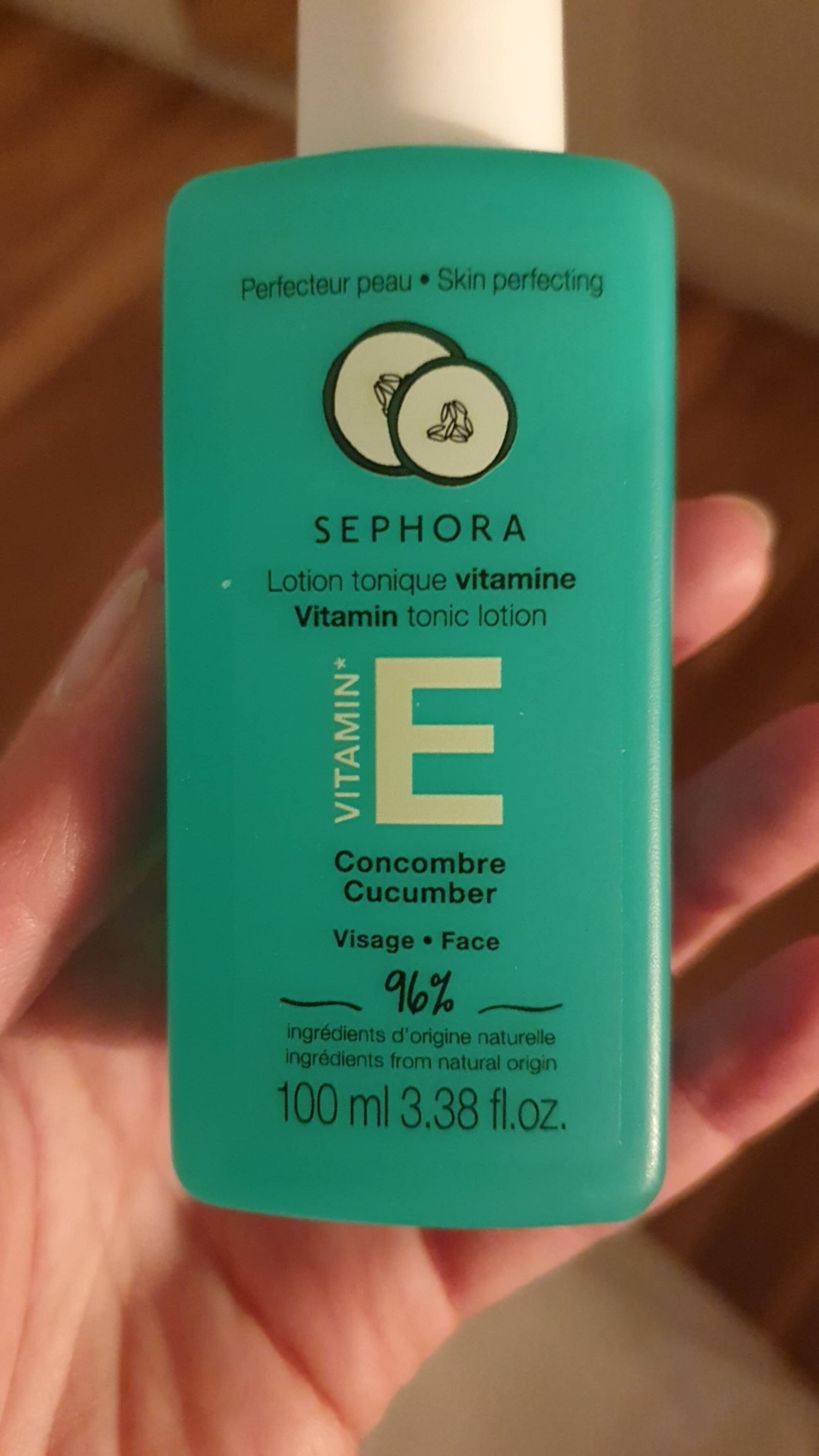 SEPHORA - Lotion tonique vitamine E cocombre