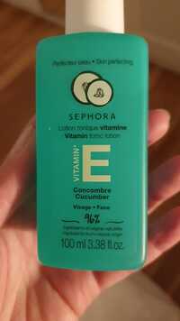 SEPHORA - Lotion tonique vitamine E cocombre