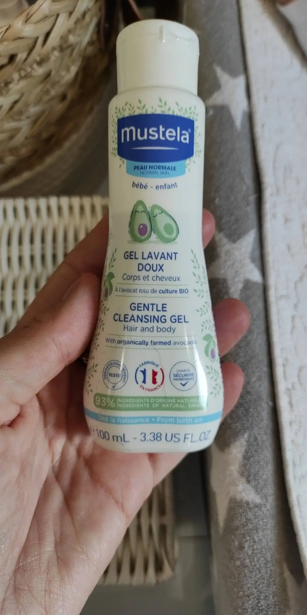 MUSTELA - Gel lavant doux corps et cheveux