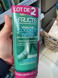 GARNIER - Fructis Hydra pure coconut water - Soin démêlant fortifiant