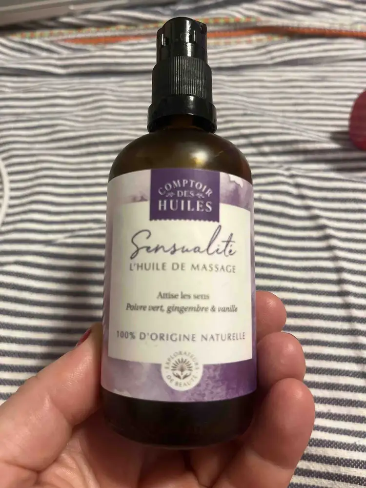 COMPTOIR DES  HUILES - Sensualité - Huile de massage