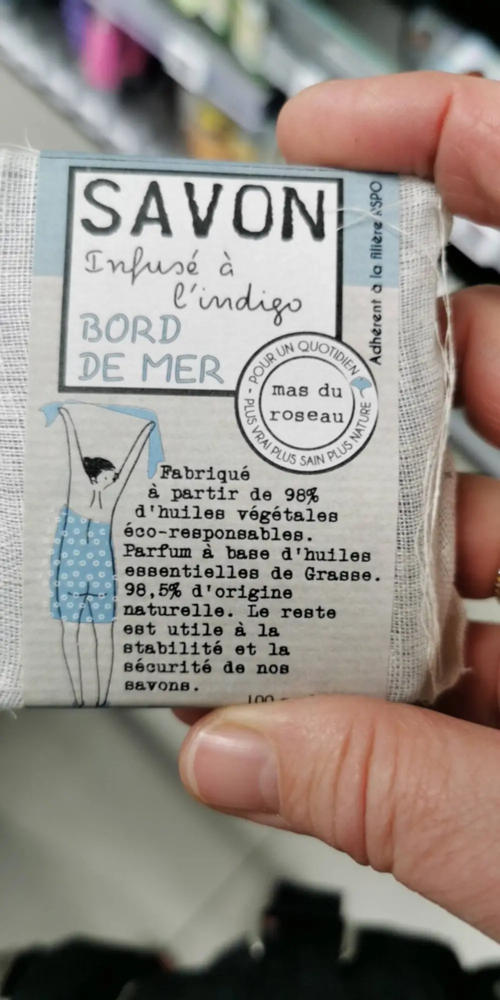 MAS DU ROSEAU - Bord de mer - Savon infusé à l'indigo