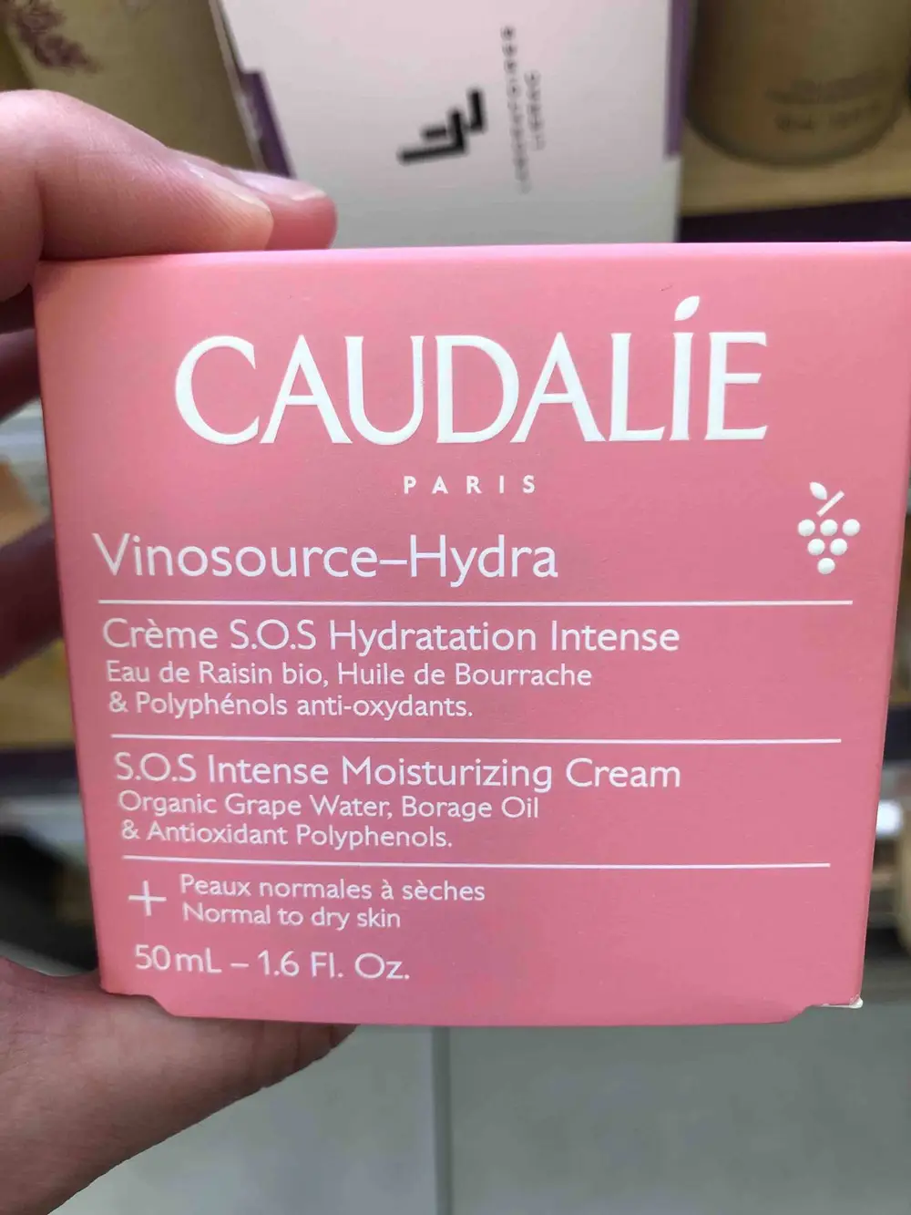 CAUDALIE - Vinosource-Hydra - Crème SOS hydratation intense