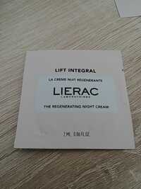 LIÉRAC - Lift integral - Crème nuit régénérante