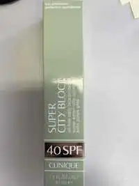 CLINIQUE - Super city block 40 SPF