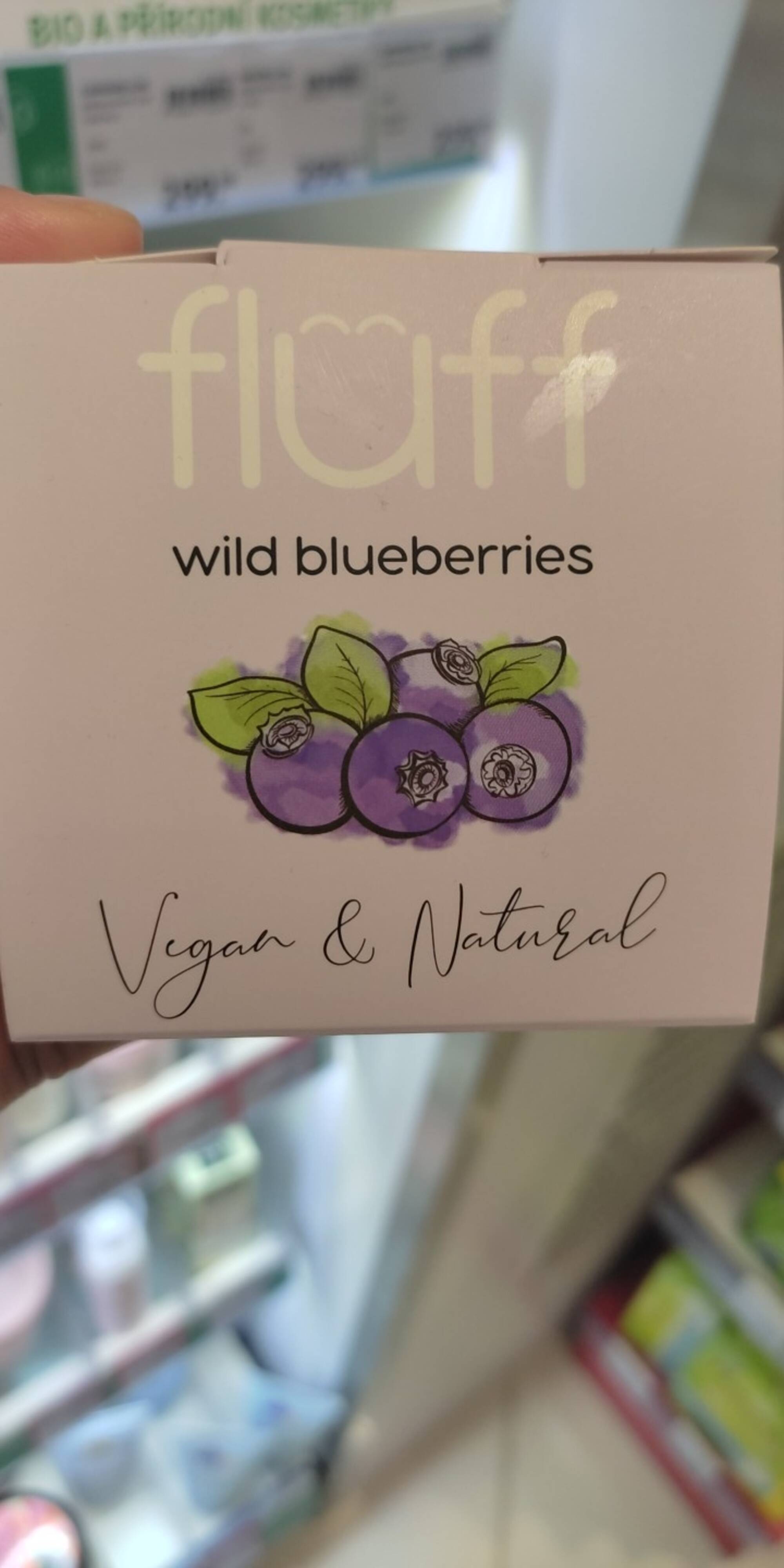 FLUFF - Wild blueberries - Mousse nettoyante visage