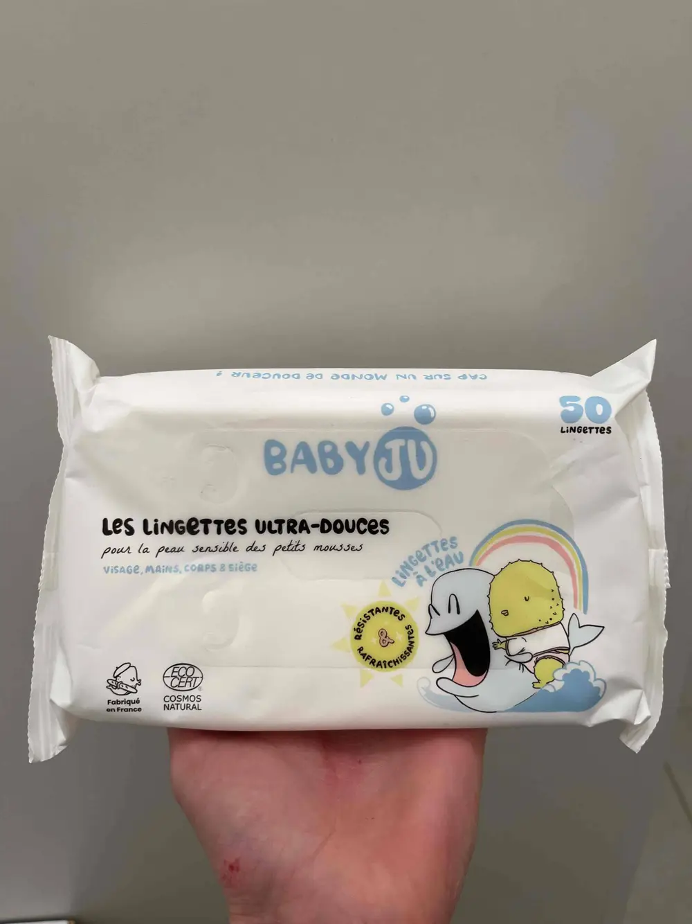 BABYJU - 50 Lingettes ultra douces