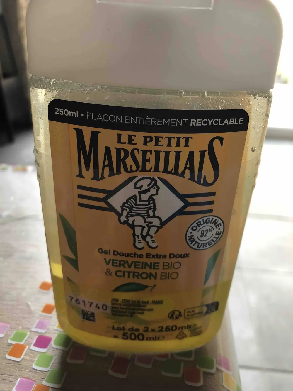 LE PETIT MARSEILLAIS - Verveine bio & Citron bio - Gel douche extra doux