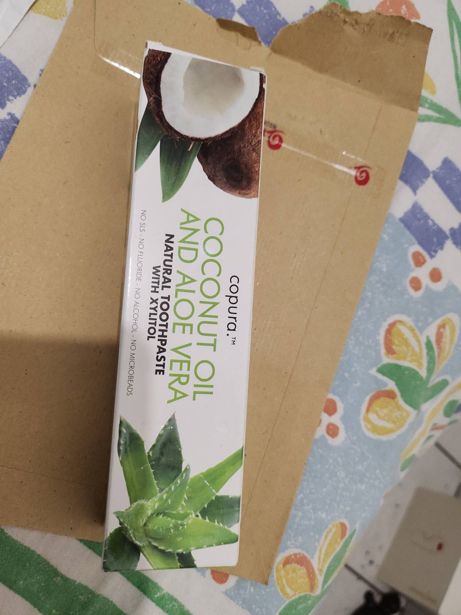 COPURA - Coconut oil and aloe vera - Natural toothpaste with xylitol