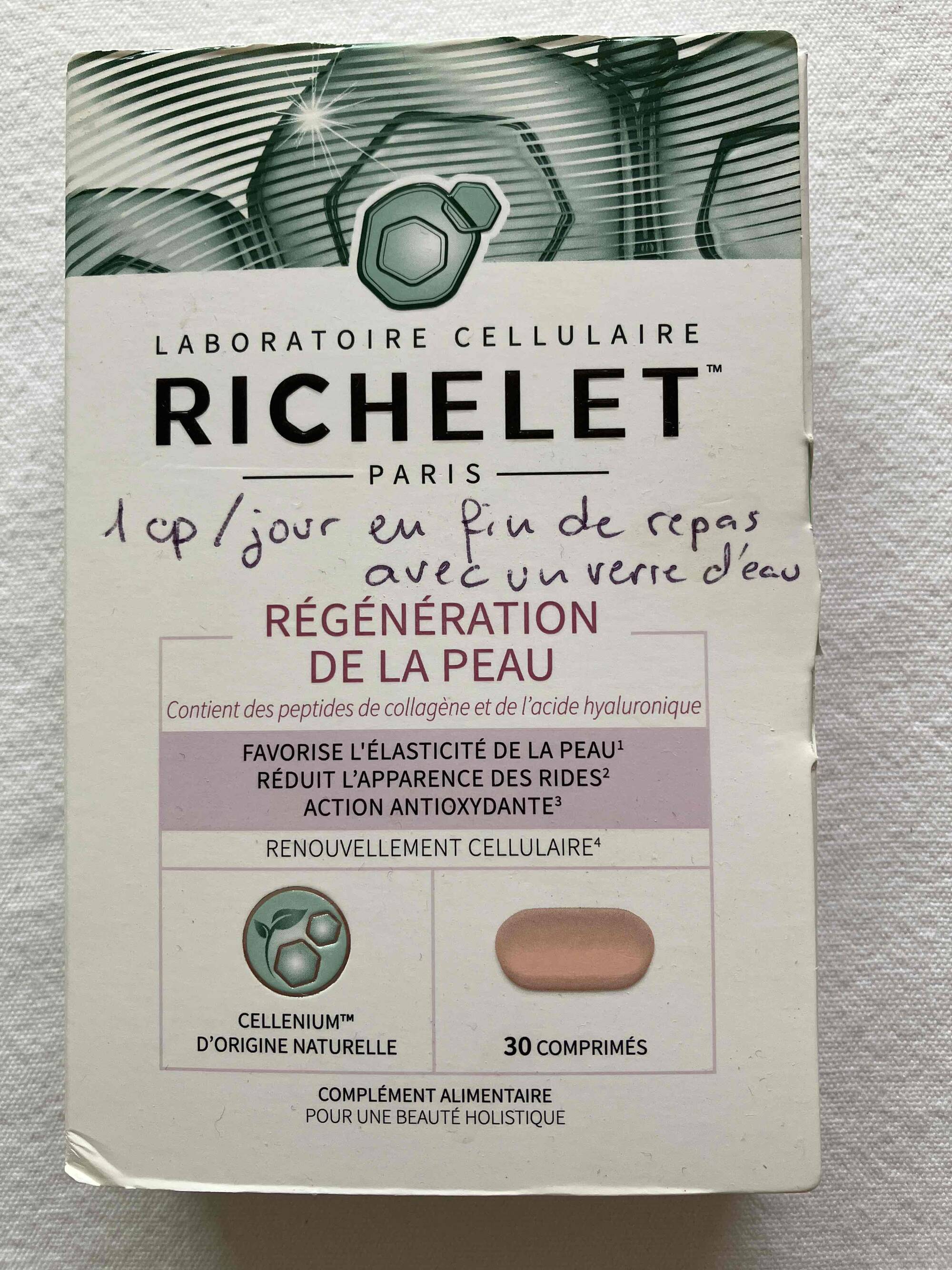 RICHELET - Regeneration de la peau