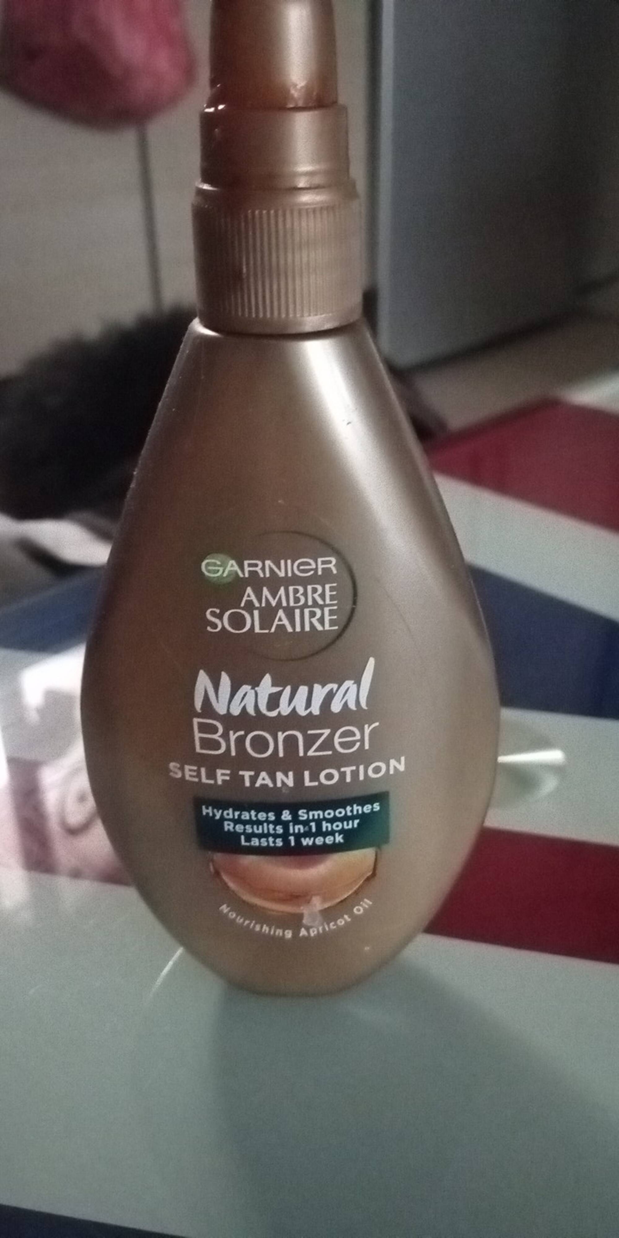 GARNIER - Natural bronzer self tan lotion