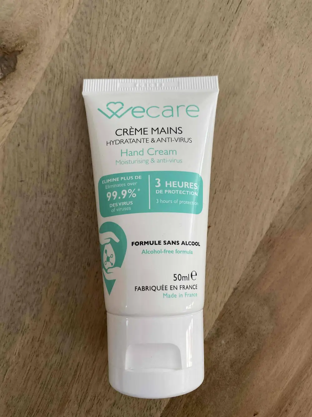 WE CARE - Creme main hydratante et anti-virus