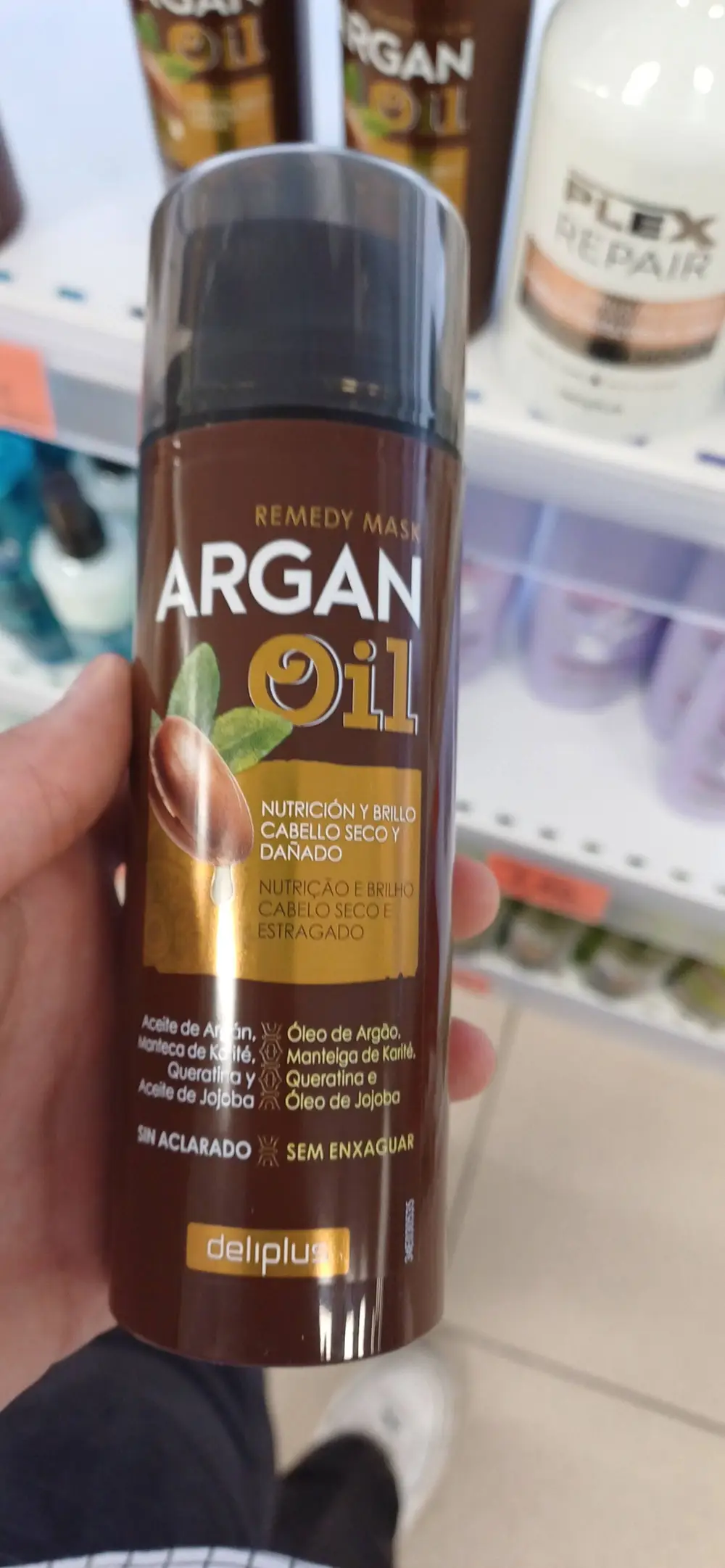 DELIPLUS - Remedy mask argan oil