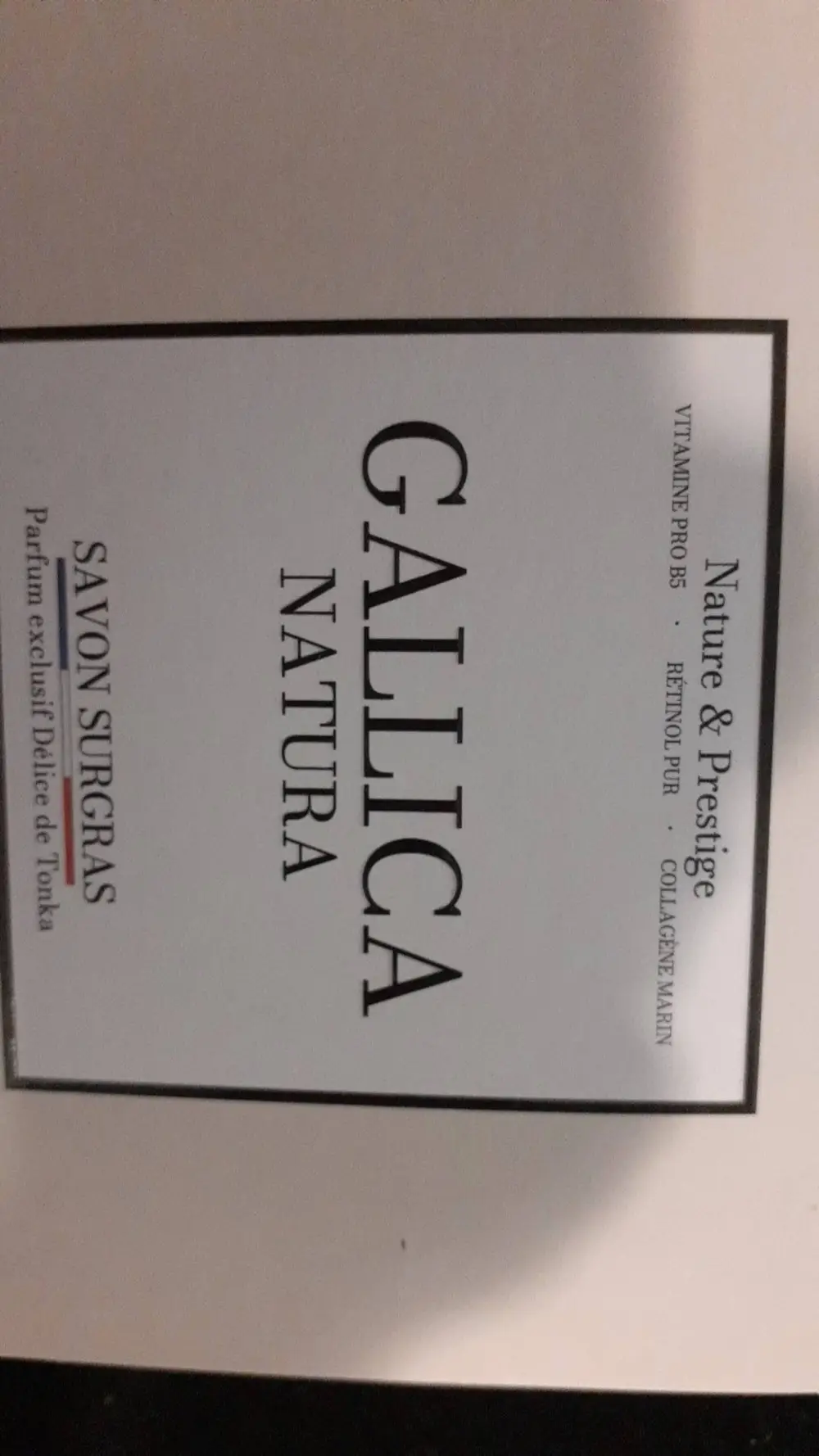 GALLICA NATURA - Nature & Prestige - Savon surgras