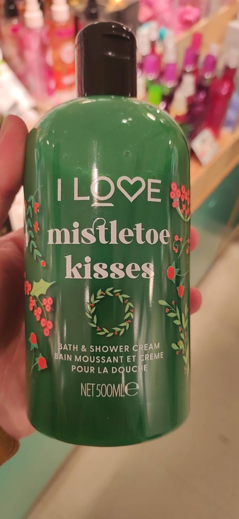 I LOVE... - Mistletoe kisses - Bain moussant et crème pour la douche