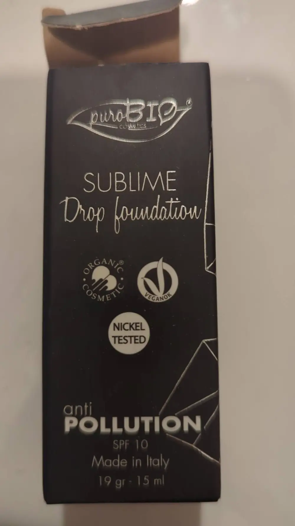 PUROBIO - Anti pollution - Sublime drop foundation
