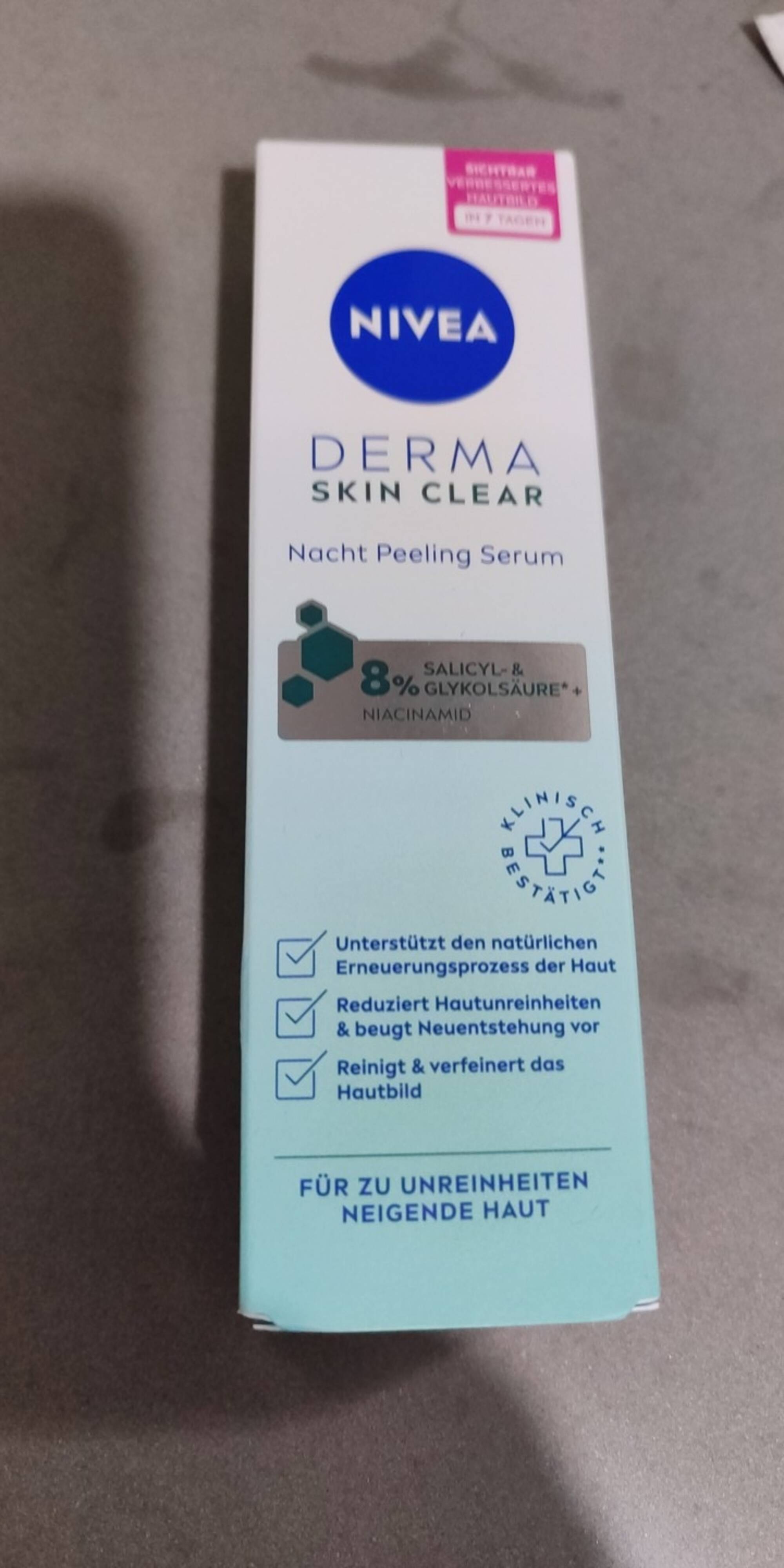 NIVEA - Derma skin clear - Nacht peeling serum