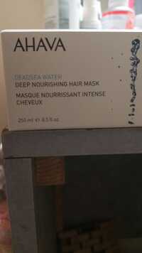 AHAVA - Deadsea water - Masque nourrissant intense cheveux