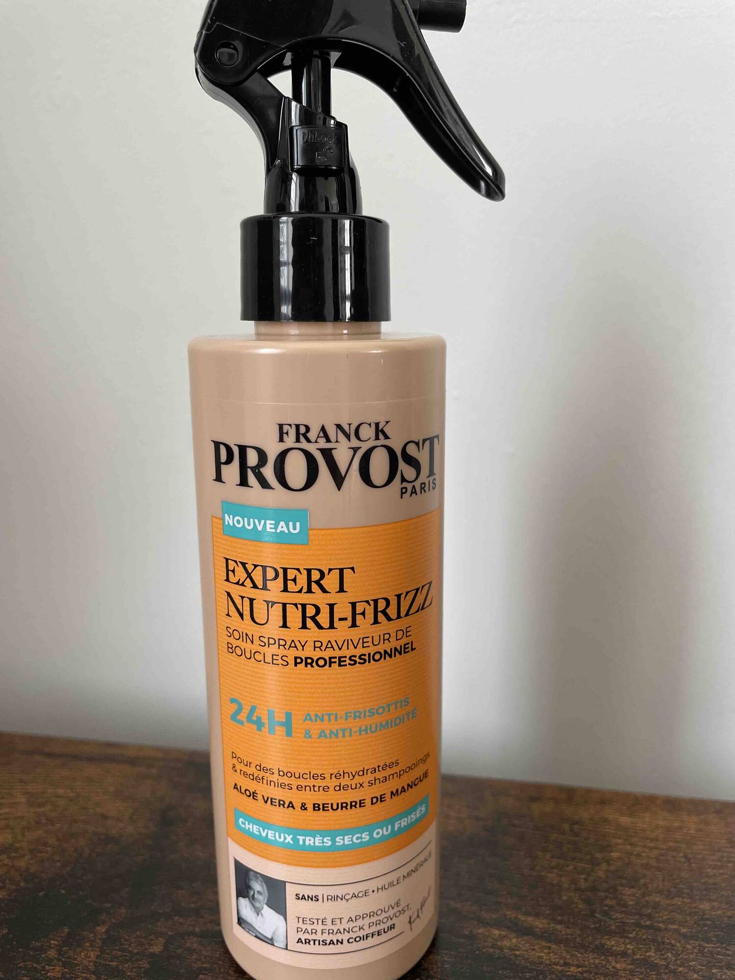 FRANCK PROVOST - Expert nutri-frizz - Soin spray raviveur de boucles