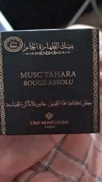 GRIS MONTAIGNE - Musc tahara rouge absolue