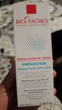 BIO-TACHES - Préparation masque facial pélliculable