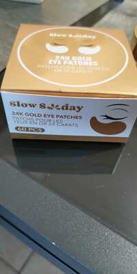 SLOW SUNDAY - Patchs pour les yeux en or 24 carats