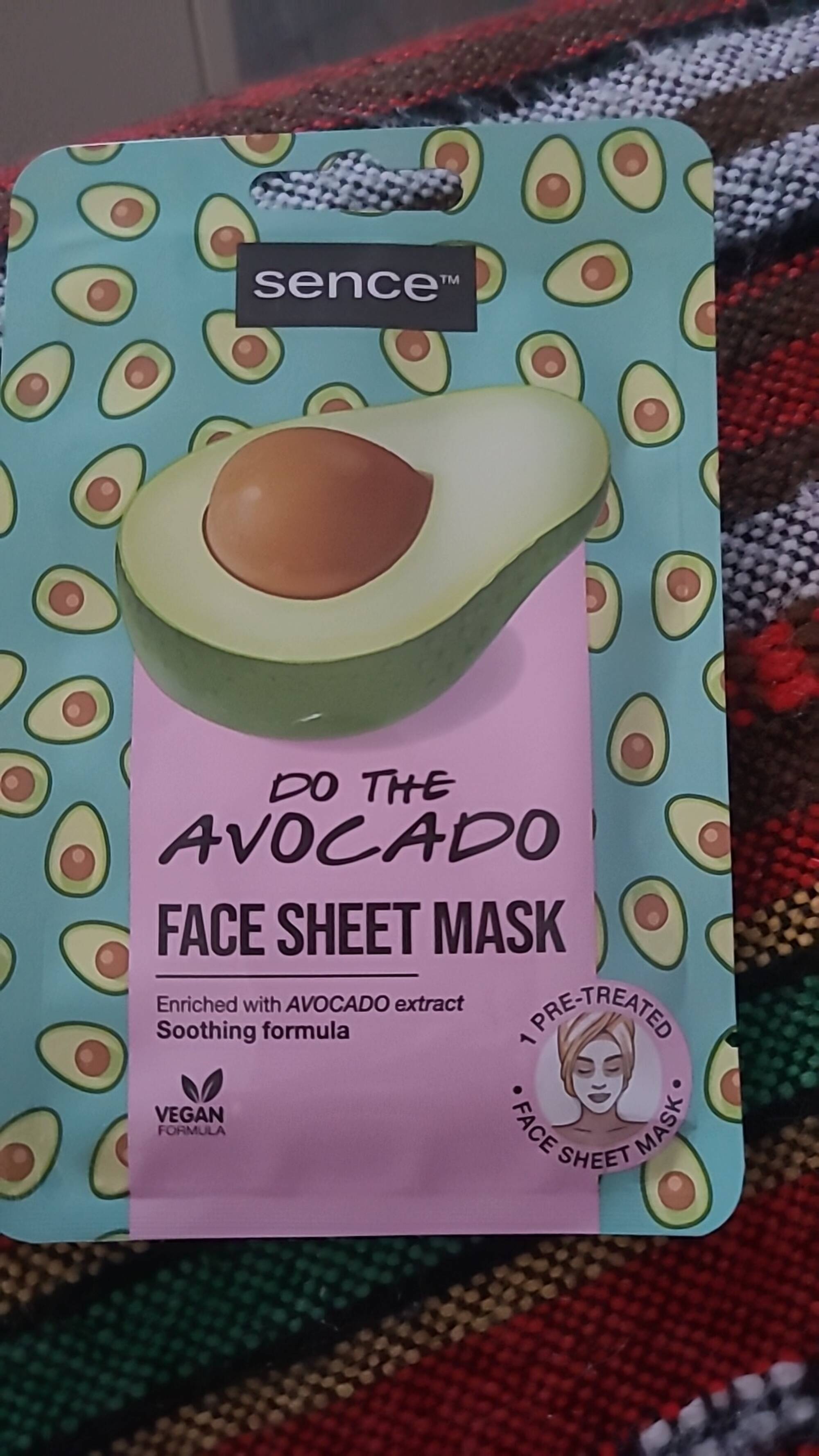 SENCE - Do the avocado - Face sheet mask