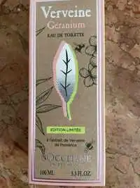 L'OCCITANE - Verveine géranium - Eau de toilette 