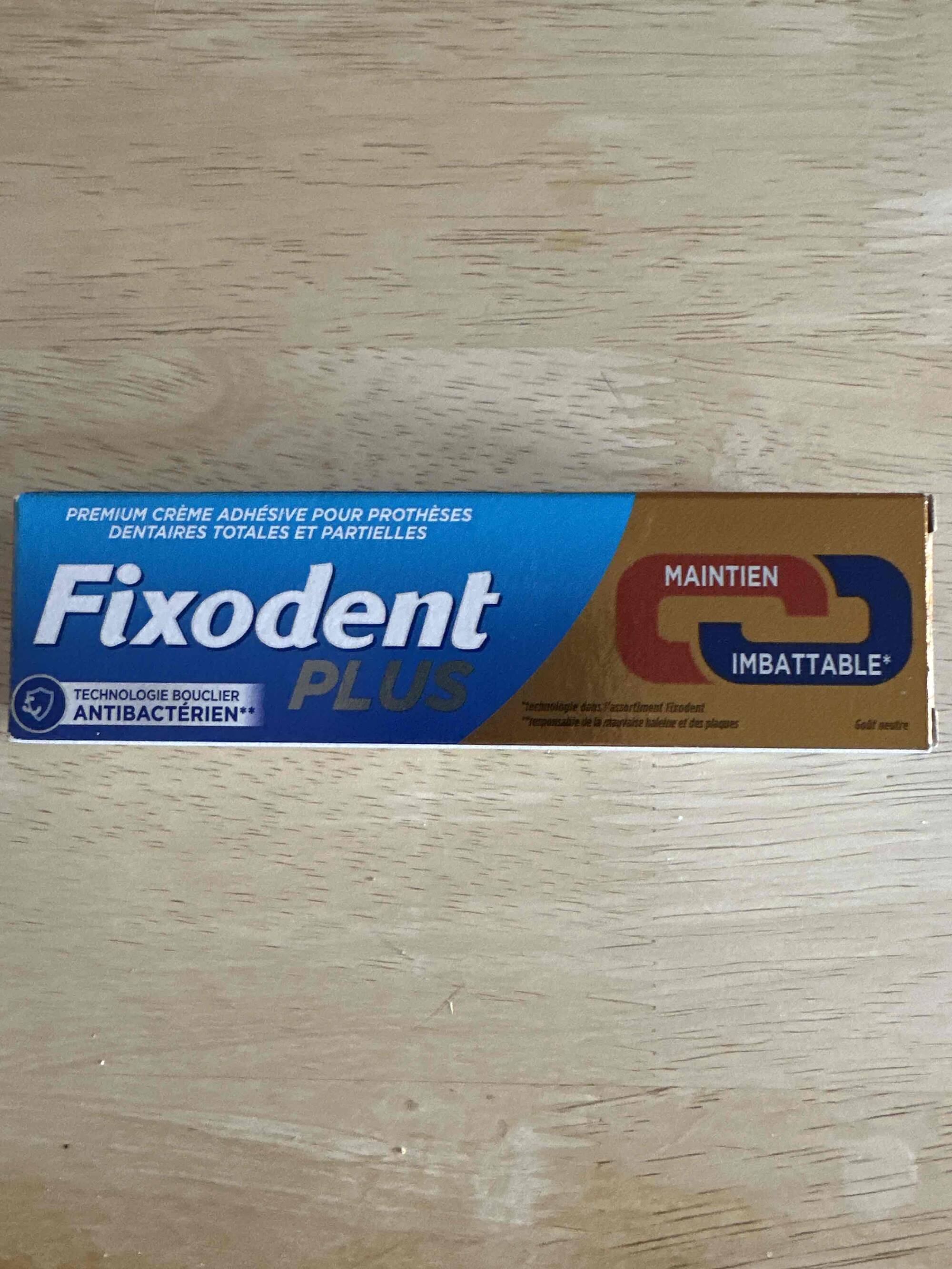 FIXODENT PLUS - Crème adhésive pour prothèse dentaire