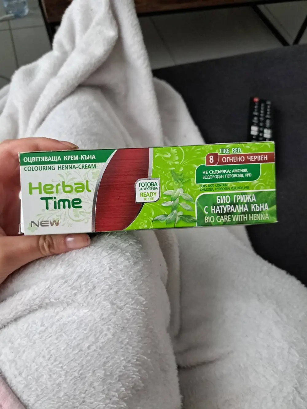 HERBAL TIME - Coiouring henna-cream