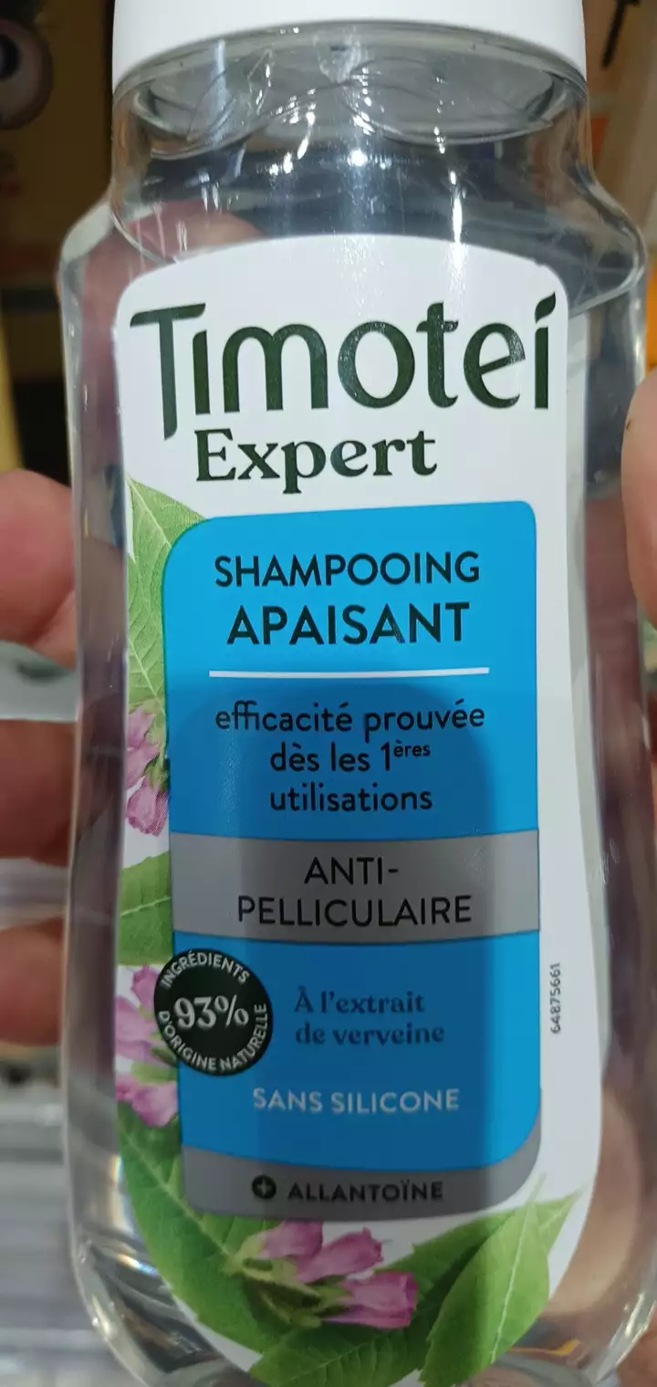 TIMOTEI - Shampooing apaisant anti-pelliculaire