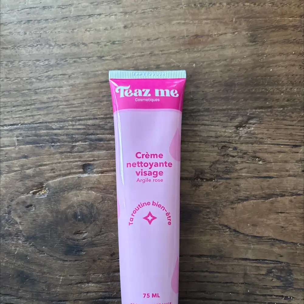 TEAZ ME - Crème nettoyante visage argile rose