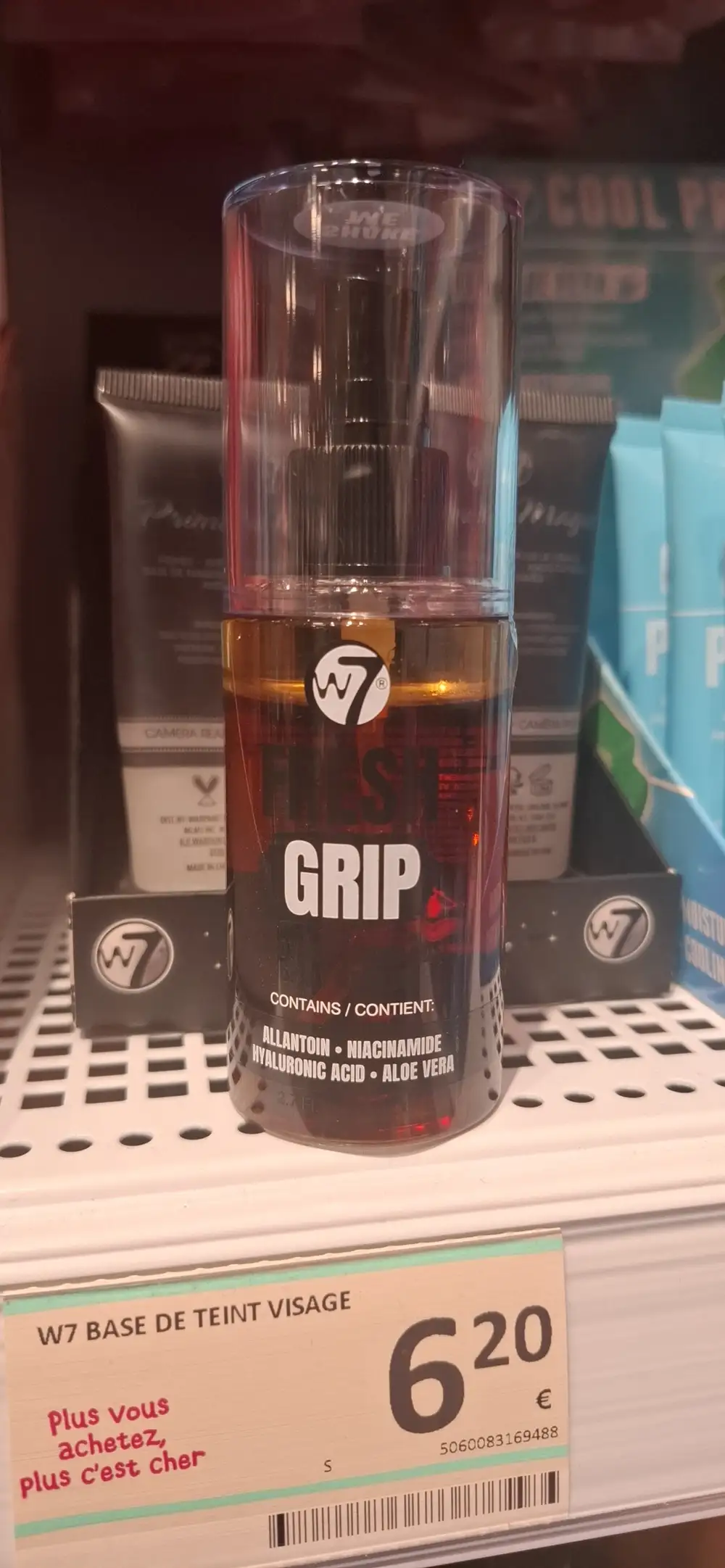 W7 - Grip - Spray fixateur 