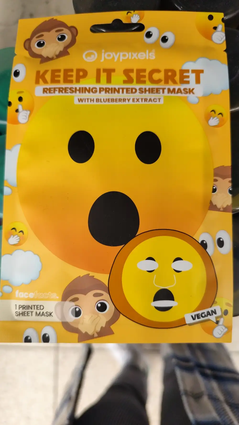 JOYPIXELS - Keep it secret - Refreshing printed sheet mask