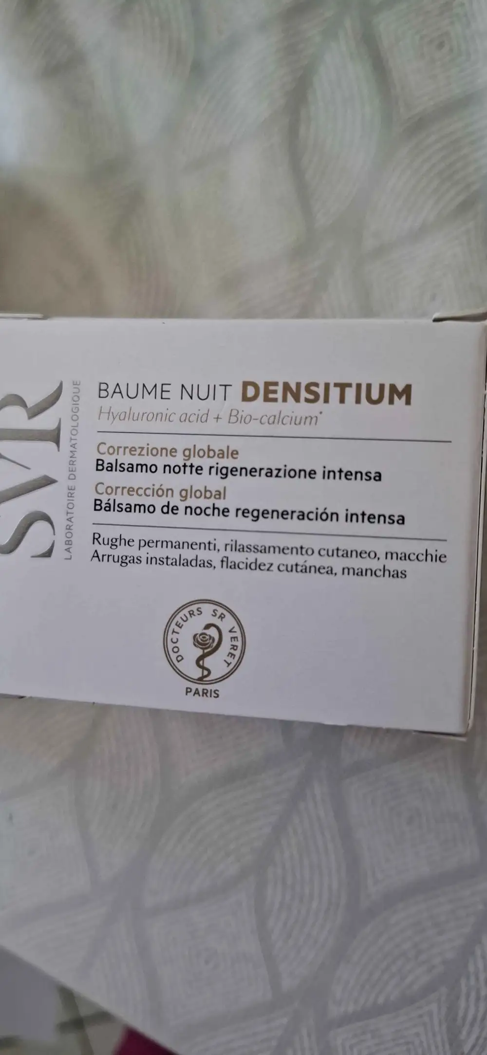 SVR - Correzione globale - Baume nuit densitium