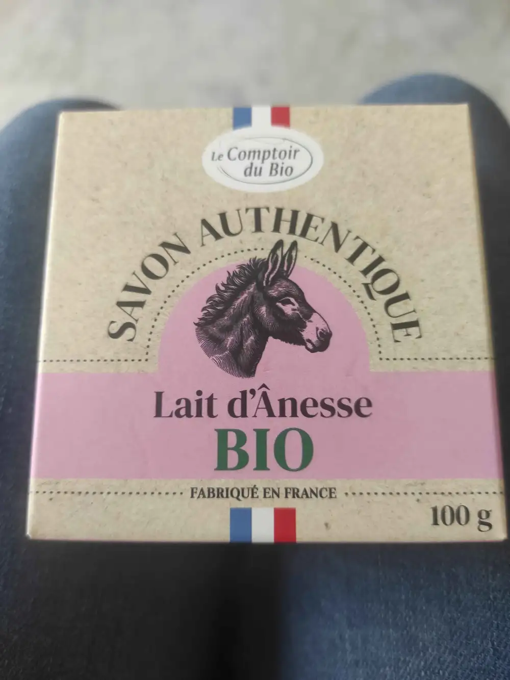 LE COMPTOIR DU BIO - Savon authentique lait d'ânesse bio