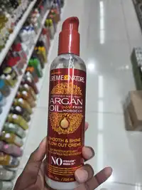 CREME OF NATURE - Argan oil from morocco - Smooth & shine blow out creme