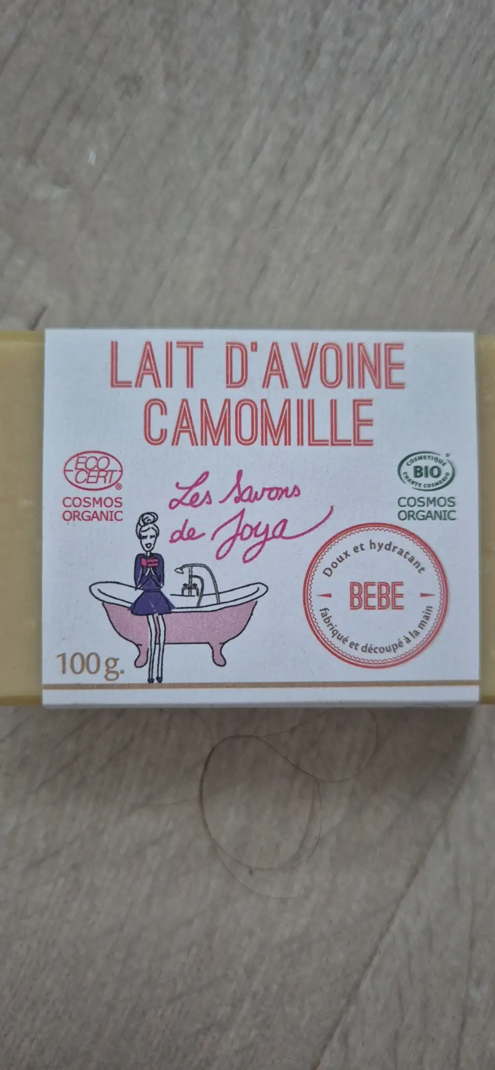 LES SAVONS DE JOYA - Lait d'avoine camomille - Savon