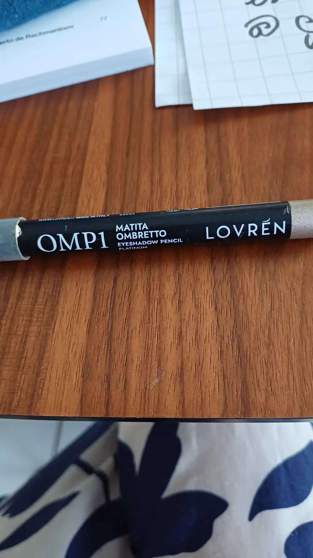 LOVREN - OMP1 - Eyeshadow pencil platinum